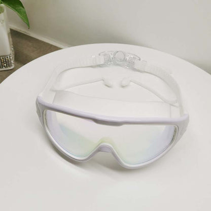 Swimming Goggles with Panoramic Vision & Anti-Fog Coating for Adults – Silicone Seal & Cushioned Fit for Pool, Lake & Ocean