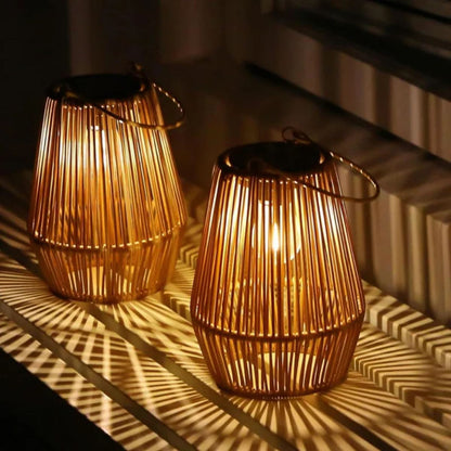SUNSCULPT – Handmade Solar Lantern with Waterproof Protection