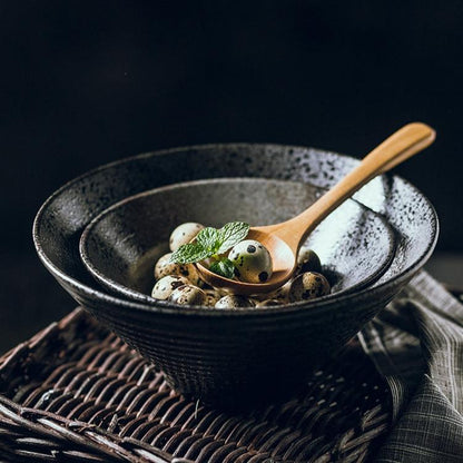 Artisan Collection | Japanese Ceramic Ramen Bowl with Handcrafted Design | Elegant Tableware for Authentic Dining