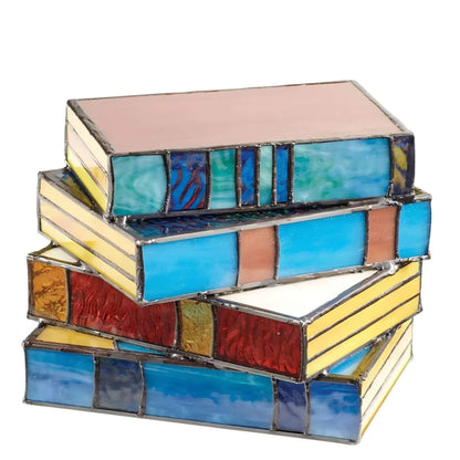 Artistic Stained Glass Table Lamp with Warm Ambient Glow | Unique Home Décor for Cozy Living Room