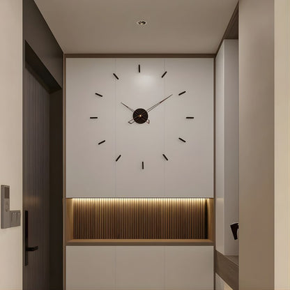 Artistic Wall Clock | Minimalist 3D Design with Silent Quartz Movement | Contemporary Decor for Modern Interiors