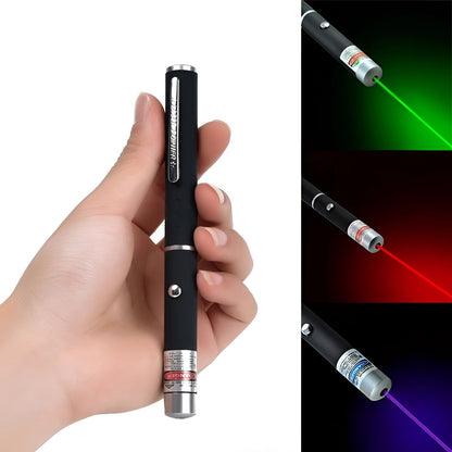 Laser Pointers USB Rechargeable with Adjustable Focus, Green Laser Pointer with Blue Violet Beam, Red Laser Pointer