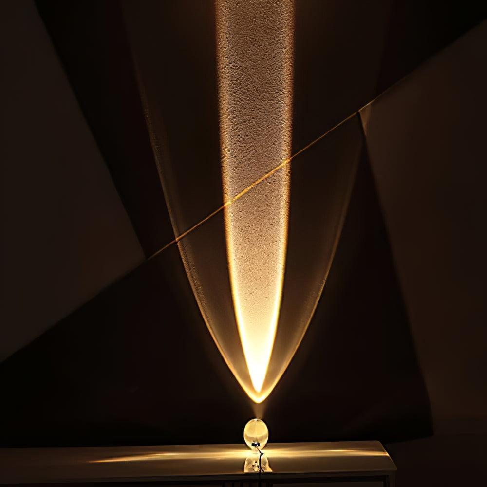 Chrome Crystal Glass Bedside Lamp with Color-Changing LED Light for Nightstand Bedroom Modern Ambient Lighting Desk Accent