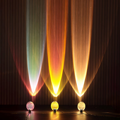 Eye-Projection Crystal Table Lamp with 3 LED Light Modes – Modern Accent Light for Bedroom & Living Room