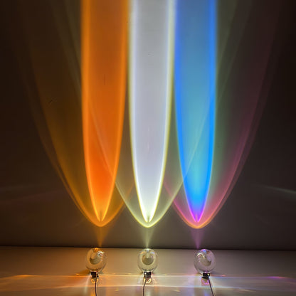 Chrome Crystal Glass Bedside Lamp with Color-Changing LED Light for Nightstand Bedroom Modern Ambient Lighting Desk Accent