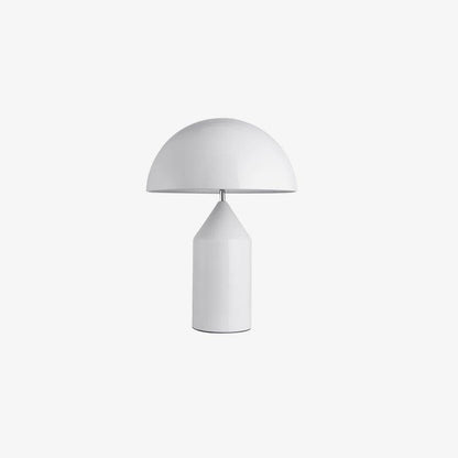 Metal Architectural Accent Lamp 14 in Sculptural Shape Soft Glow Nightstand Light Bedroom Side Table Decor Modern Minimal Home Office