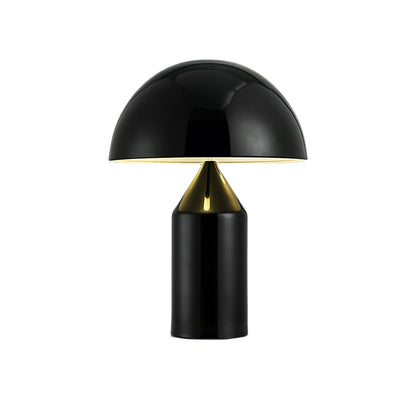 Metal Architectural Accent Lamp 14 in Sculptural Shape Soft Glow Nightstand Light Bedroom Side Table Decor Modern Minimal Home Office