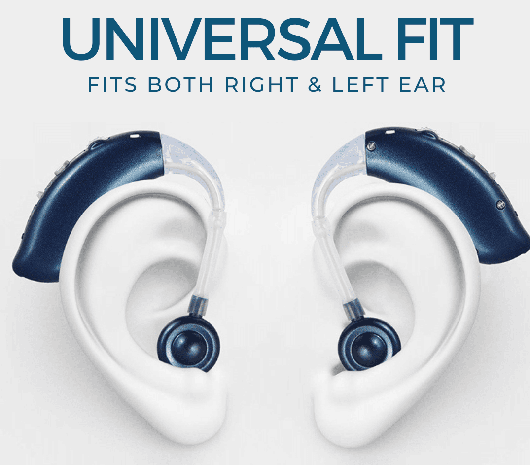 Rechargeable Hearing Amplifiers with Noise Reduction for Mild to Moderate Hearing Loss – Discreet Design, 48-Hour Battery
