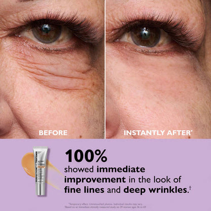 Under Eye Cream for Dark Circles and Wrinkles Instant Lift Brightening Treatment Anti-Aging Makeup Primer for Women Men Face Eyes