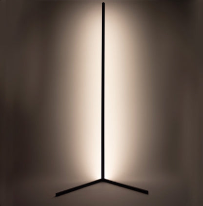 AuraEdge | Corner Floor Lamp with Adjustable RGB & White Light | Space-Saving Design for Versatile Ambiance