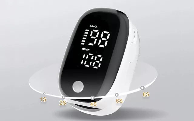 Fingertip Pulse Oximeter | Accurate Blood Oxygen Monitor with LED Display for Instant Health Insights