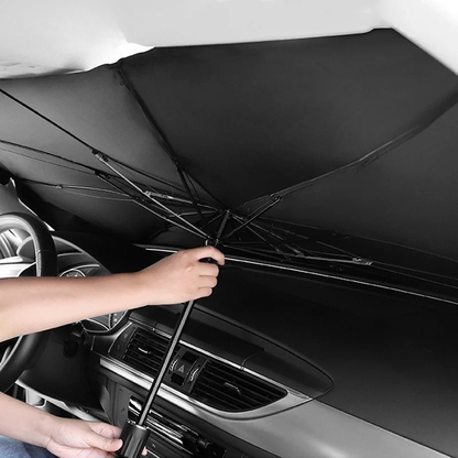 Ortekor AutoBrella | Car Windshield Sun Shade with UV Protection | Compact Design for Interior Cooling