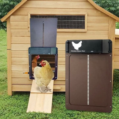 AutoCoop | Automatic Chicken Coop Door with Light Sensor & Weatherproof Design | Effortless Poultry Management
