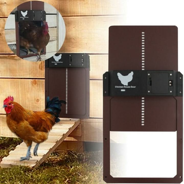 AutoCoop | Automatic Chicken Coop Door with Light Sensor & Weatherproof Design | Effortless Poultry Management