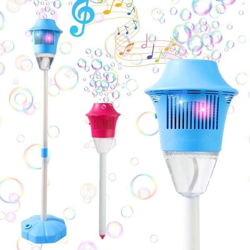 Bubble Machine for Kids, Automatic Bubble Blower with Adjustable Height Stand, Party Bubble Machine for Outdoor Fun