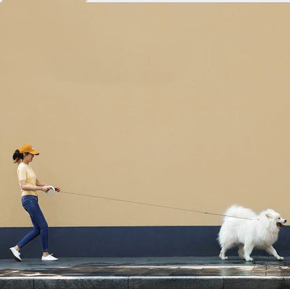 Automatic Dog Leash | Retractable Dog Lead with Ergonomic Grip | Comfortable Control for Safe Walks