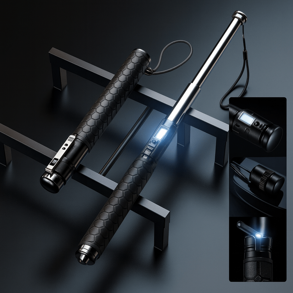 Telescoping Support Cane with One-Touch Release Button – Lightweight Aluminum Walking Aid for Balance & Mobility