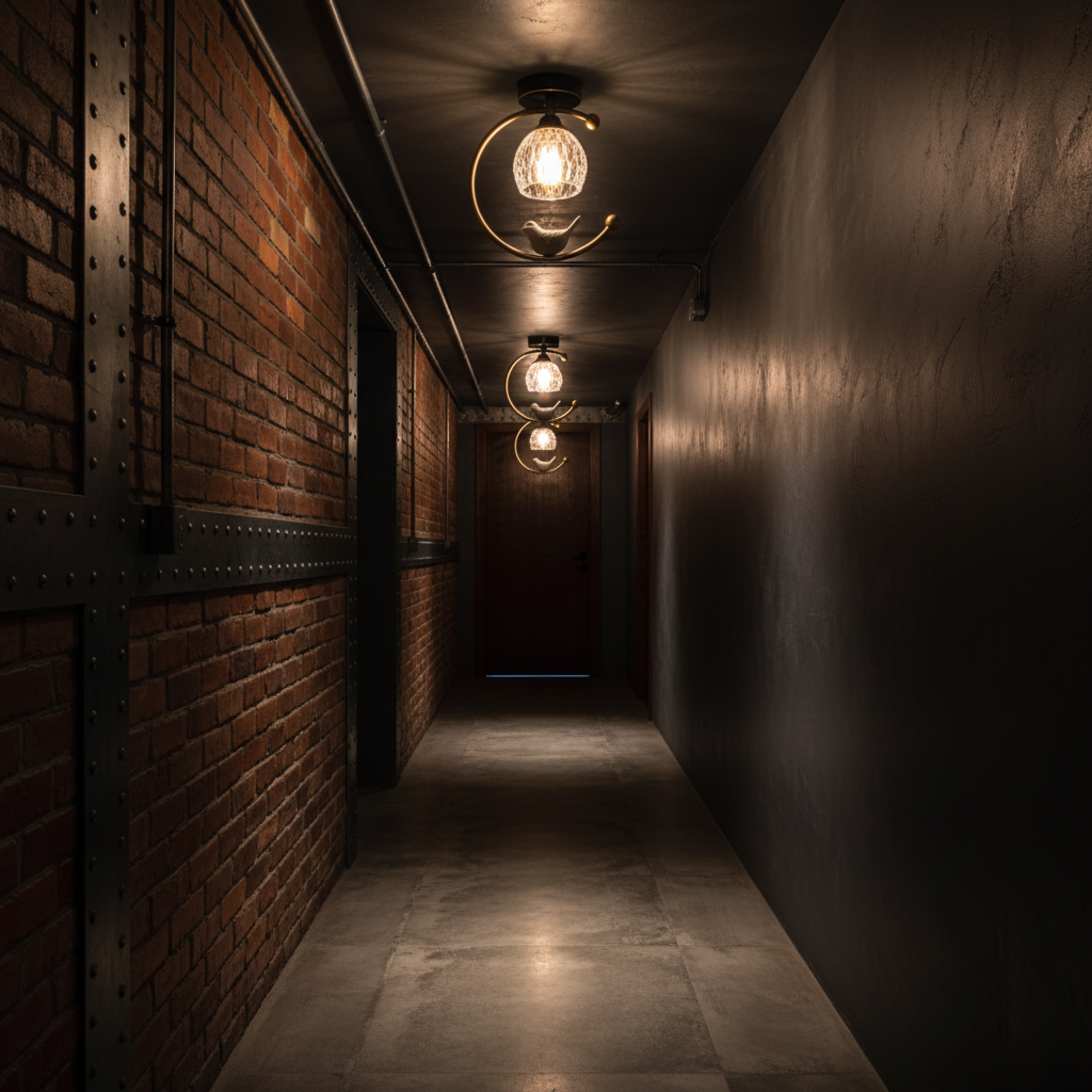 AvianGlow | Charming Elegant Ceramic Ceiling Light Fixture