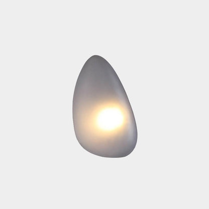 Organic Glass LED Sconce Light Fixture Wall or Ceiling Mount Modern Home Lighting Warm Neutral Cool White for Bedroom Living Room Hallway De