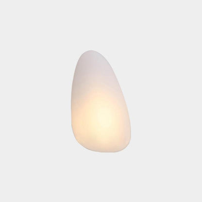 Organic Glass LED Sconce Light Fixture Wall or Ceiling Mount Modern Home Lighting Warm Neutral Cool White for Bedroom Living Room Hallway De