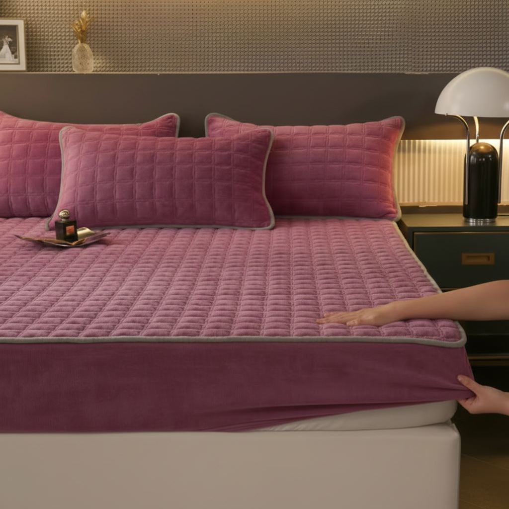 Ortekor Cozy Comfort | Fitted Bed Sheet Set with Breathable Fabric | Soft Design for All-Season Sleep