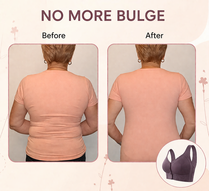 Cotton Front-Closure Wireless Support Bra for Women | Everyday Comfort Bralette with Easy Front Hook | Soft Breathable Full Coverage Bra | P