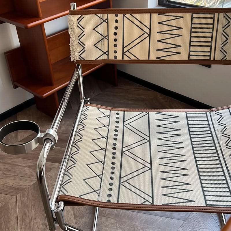 BOHOFOLD – Bohemian Woven Chair for Easy Outdoor Seating