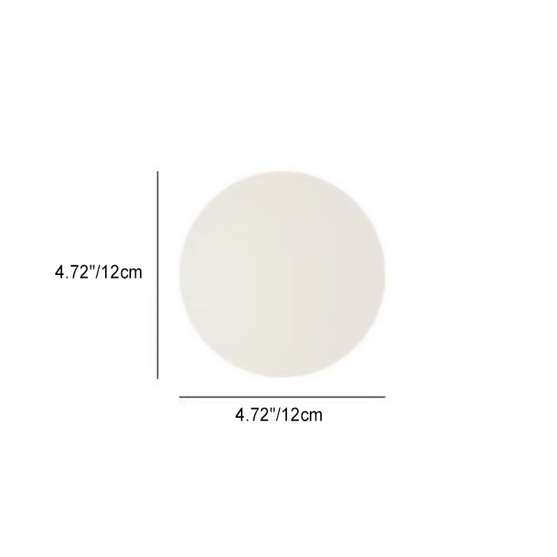 Glass Sconce Modern White Light Fixture 6 Inch G9 Socket Hardwired for Bedroom Hallway Bathroom Indoor Ambient Lighting 110V-120V Compact De