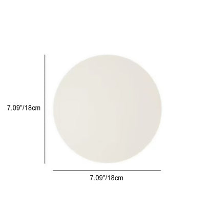 Spherical Glass Wall Light Fixture White Hardwired Single Bulb Sconce for Bedroom Hallway Entryway Ambient Lighting