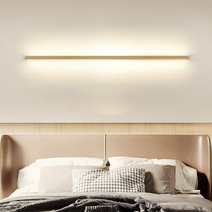 Wooden LED Vanity Light Bar for Bathroom Mirror – Hardwired Linear Fixture in Multiple Lengths, Warm & Cool Options, Slim Modern Design for