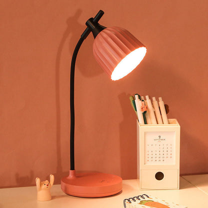 Adjustable LED Desk Lamp with Dimmer | Modern Minimalist Task Lighting for Home Office & Bedside | Touch Control Reading Light