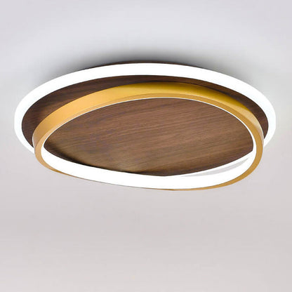 Outdoor Ceiling Light Fixture 18.5 in Gold Finish Hardwired LED Wall Mount for Patio Deck Garden Fence Weather Resistant Contemporary Lighti