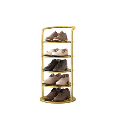 Round Multi-Tier Vertical Shoe Organizer Stand – Space-Saving Entryway & Closet Storage Rack for Bedroom, Hallway & Wardrobe – Slim