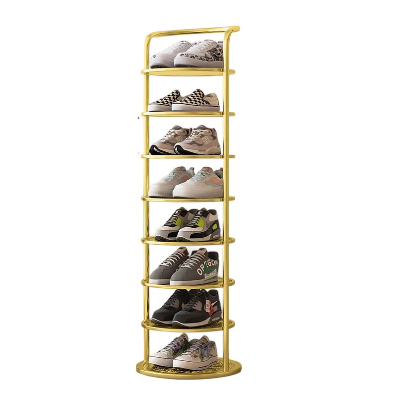 Round Multi-Tier Vertical Shoe Organizer Stand – Space-Saving Entryway & Closet Storage Rack for Bedroom, Hallway & Wardrobe – Slim