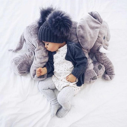 Plush Elephant Nursery Pillow for Babies & Toddlers – Soft Cuddle Cushion for Nap Time, Play & Decor