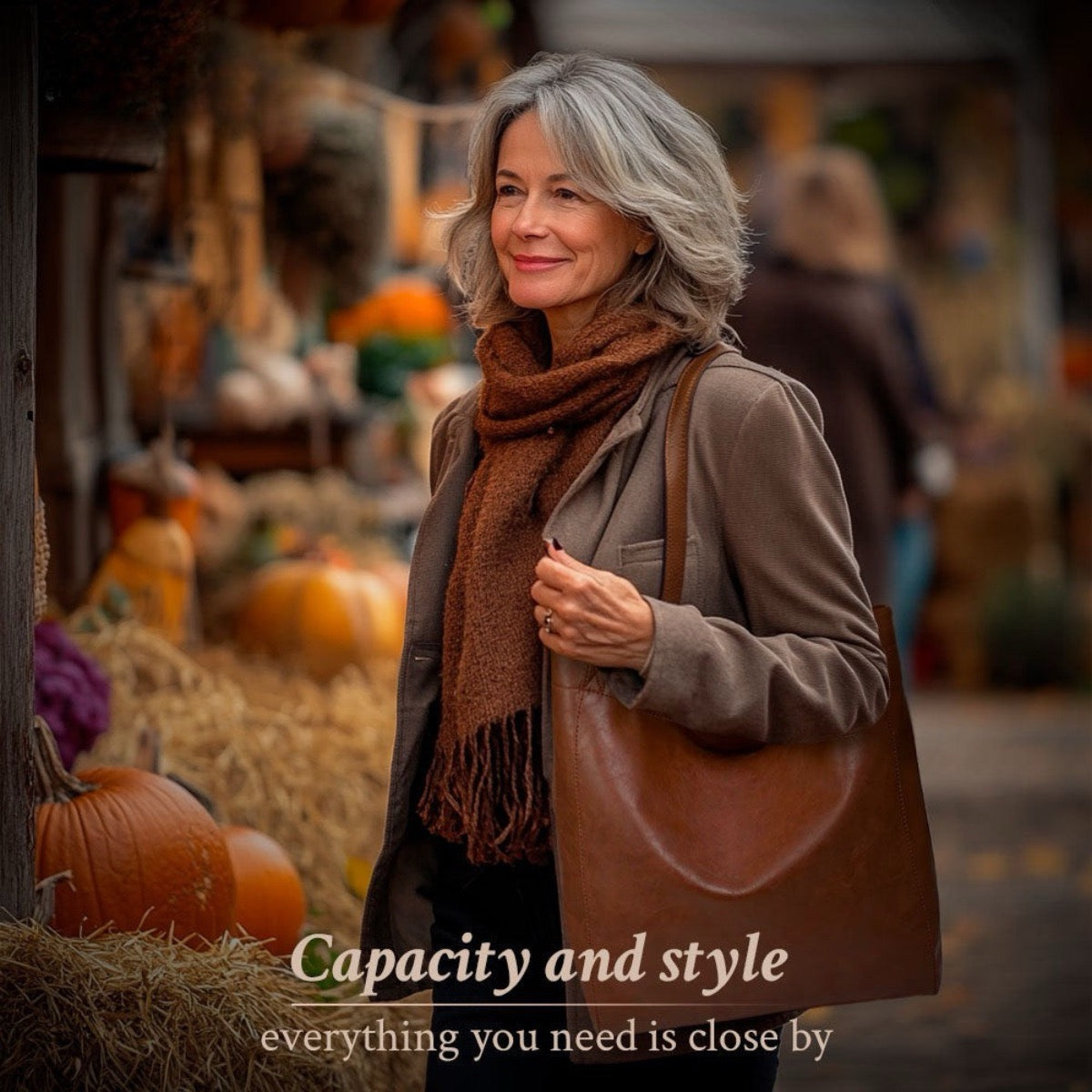 Handcrafted Leather Shoulder Bag for Women – Timeless Classic Tote with Adjustable Strap – Everyday Carry Purse for Work & Travel