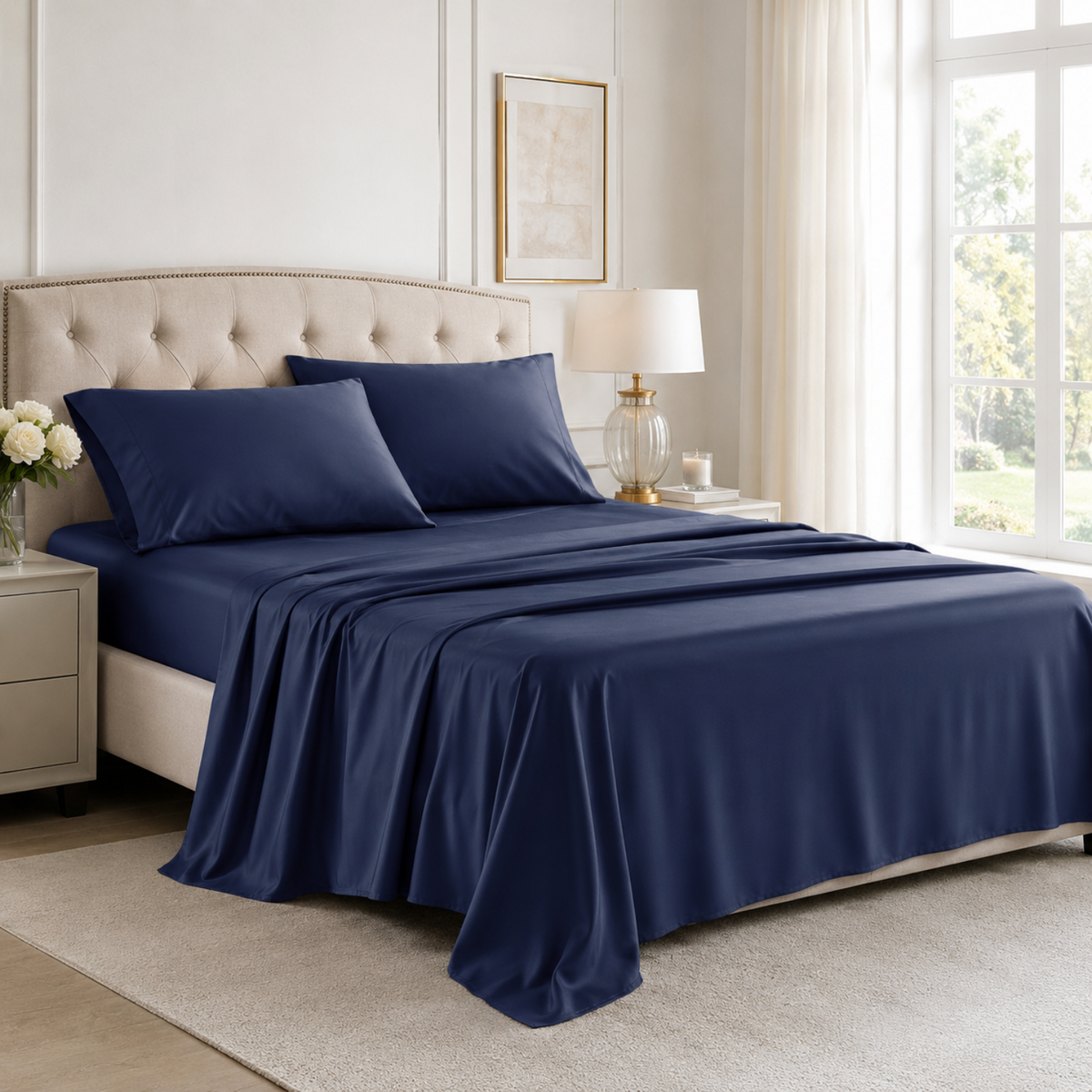Bamboo Bliss | Bamboo Bedding Set with Cooling Technology | Soft, Breathable Sheets for Luxurious Sleep