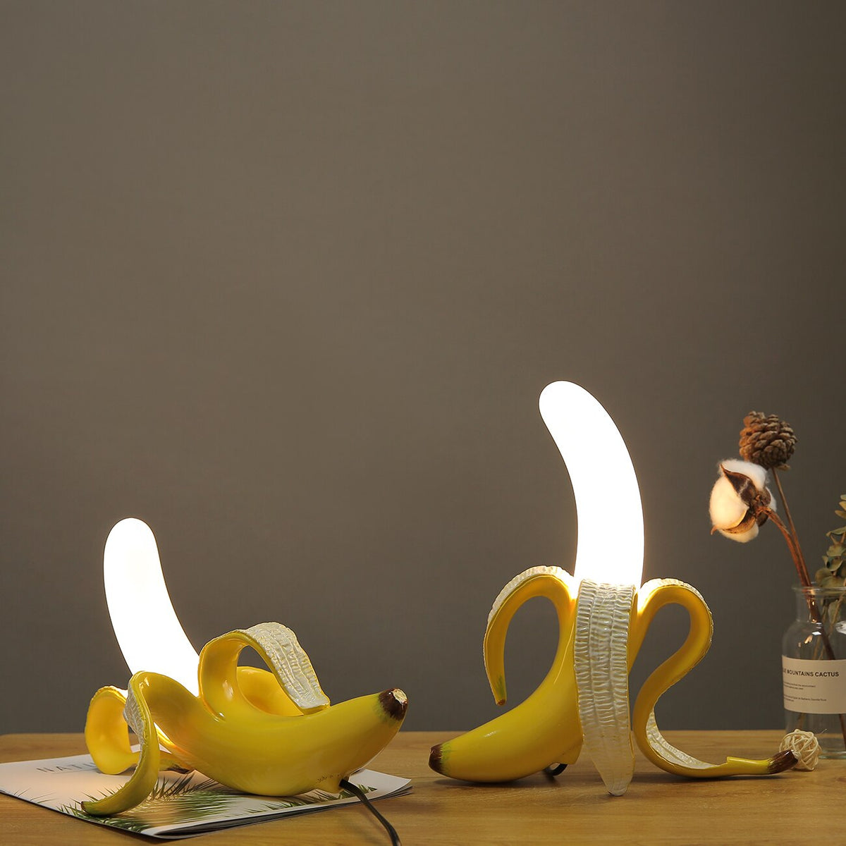 Sculptural Resin Accent Lamp with Warm 3000K LED Light for Nightstands Bedrooms Living Rooms Modern Organic Curved Design 12 Inch Small Deco