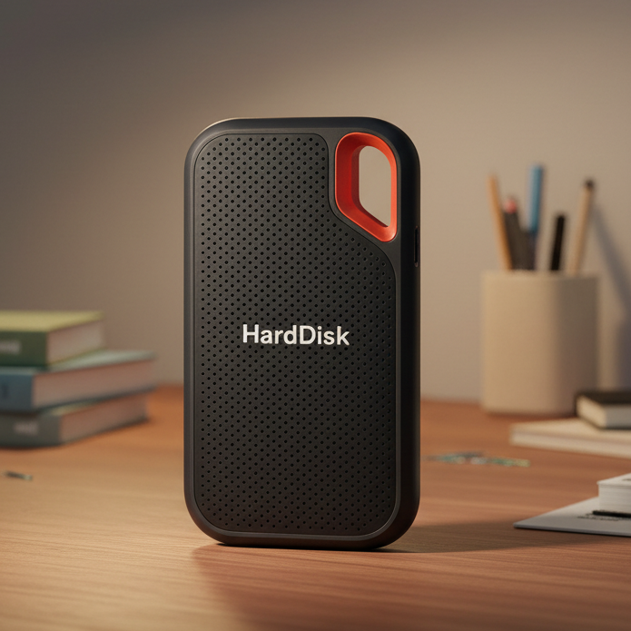 Compact External Hard Drive for Safe Daily Data Storage – Quick Backup for Laptops, PCs & Consoles