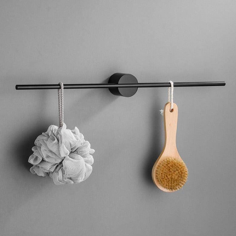 Bexar Towel Rail - Brushed Aluminum, Adjustable Bathroom Towel Rack