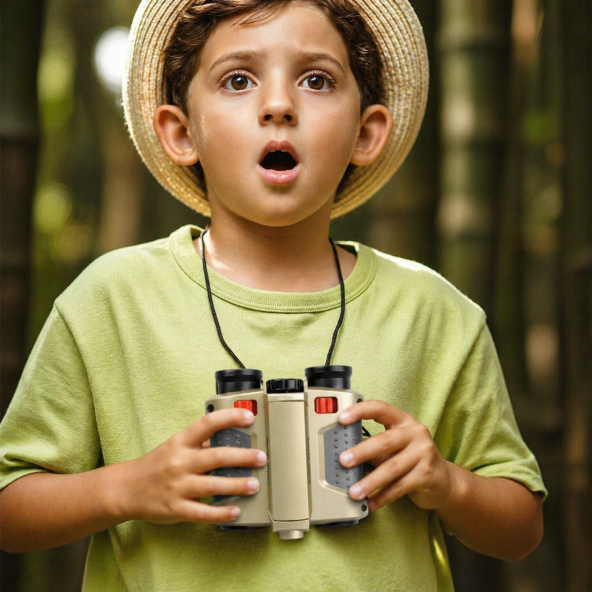 Kids Adventure Gear | Night Vision Binoculars with Pop-Up Light | Compact Design for Outdoor Exploration
