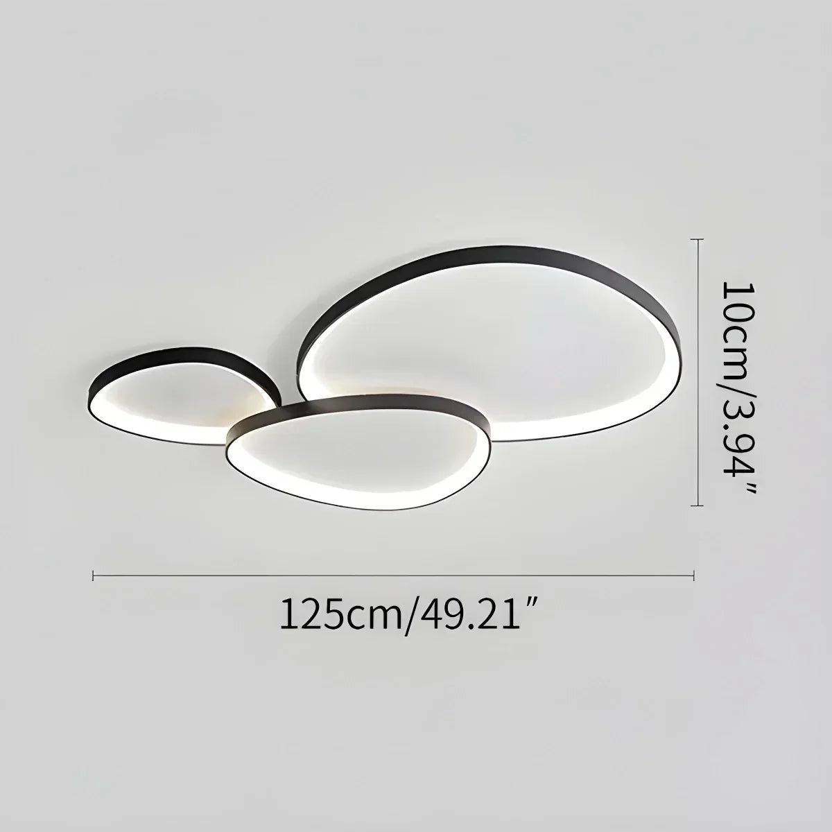 Flush Mount LED Ceiling Light Fixture with Remote Dimmer and Color Temperature Control for Bedroom, Hallway, Living Room – Energy-Efficient