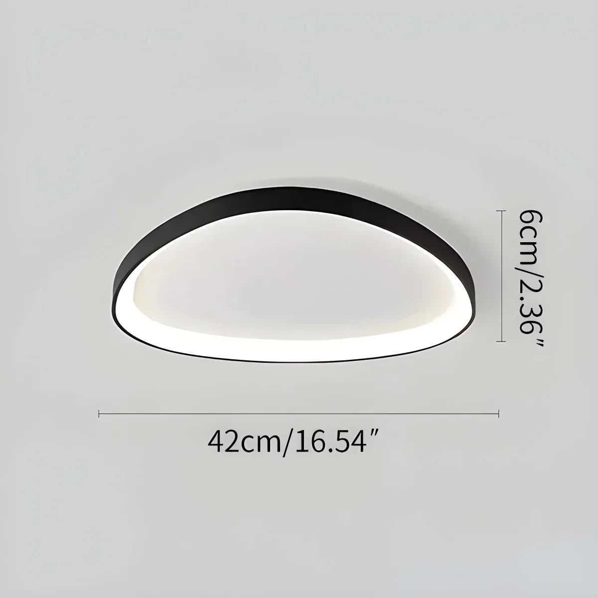 Flush Mount LED Ceiling Light Fixture with Remote Dimmer and Color Temperature Control for Bedroom, Hallway, Living Room – Energy-Efficient