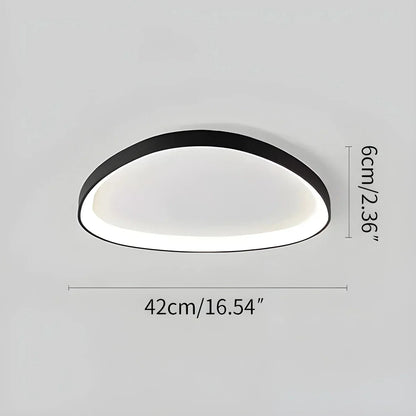 Flush Mount LED Ceiling Light Fixture with Remote Dimmer and Color Temperature Control for Bedroom, Hallway, Living Room – Energy-Efficient