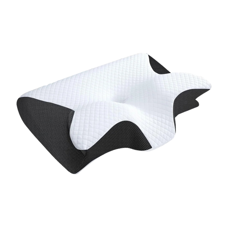 Ergonomic Memory Foam Pillow for Side Sleepers – Neck Support Contour Pillow for Better Sleep & Pain Relief