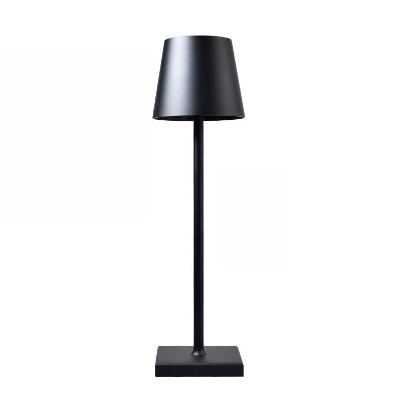 Rechargeable LED Touch Table Lamp with 3-Level Dimmer | Cordless Portable Desk Light for Indoor & Outdoor Use | IP54 Waterproof Metal Lamp