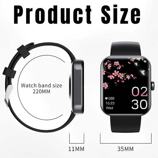 Smart Watches Fitness Tracker Bluetooth Smartwatch, Smart Fitness Watch with Step Tracker and Sleep Tracking, Sports Watch for Running