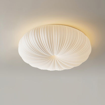 LED Flush Mount Ceiling Fixture White Acrylic 18 in Dimmable Remote Control for Bedroom Living Room Hallway Modern Low Profile Indoor Lighti