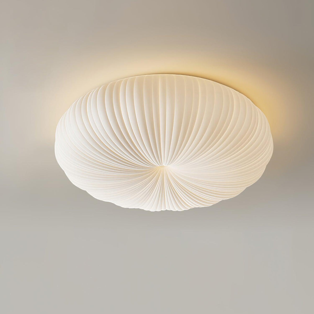 Round Flush Mount LED Light with Remote Control White 22 Inch Dimmable for Bedroom Living Room Kitchen Modern Low Profile Fixture