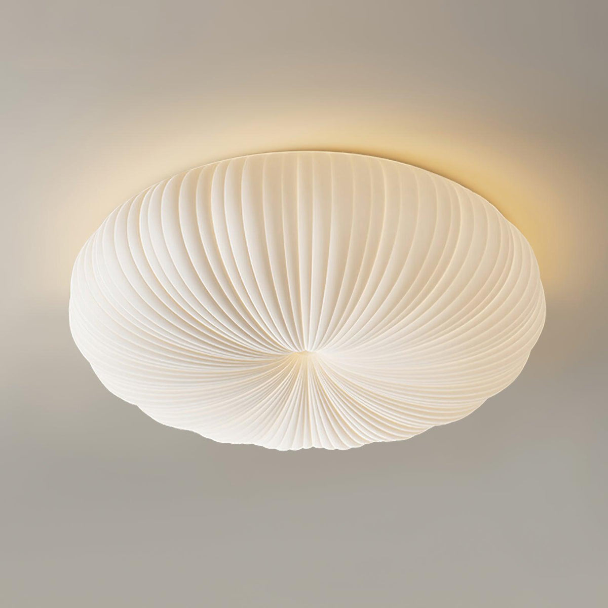 Round Flush Mount LED Light with Remote Control White 22 Inch Dimmable for Bedroom Living Room Kitchen Modern Low Profile Fixture
